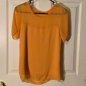 Zara T-shirt Blouse in Orange
